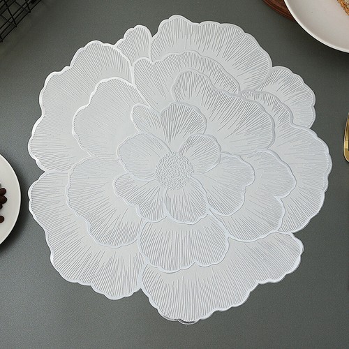 Luxury flower placemat round - luxury,