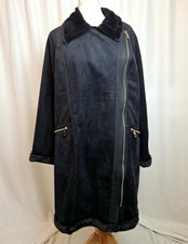 Very Faux Suede Fur Coat