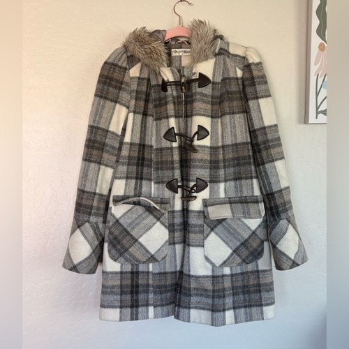 Asos miss selfridge gray - gray, plaid