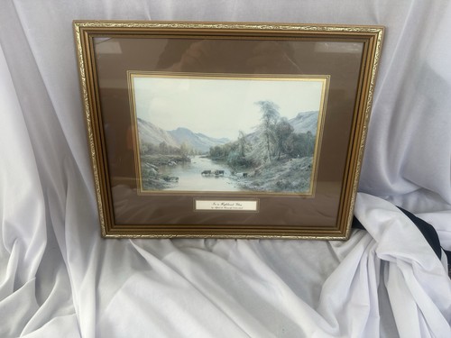 Vintage gold framed print - vintage,,