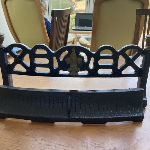 Open fire hearth cast iron - in,
