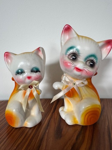 Vintage kitsch ceramic cat - kitsch,