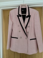 Zara Pink Jacket with Black