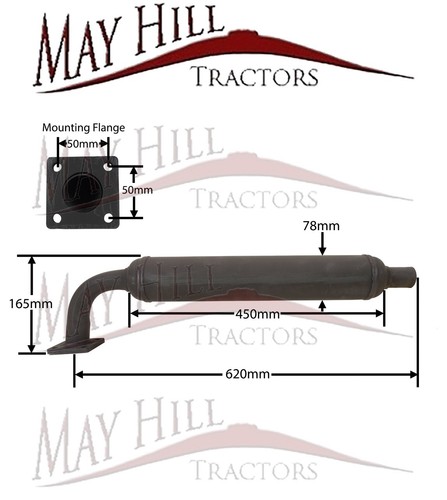 Compact tractor silencer - compact,