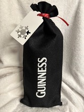 Guinness Cloth fabric Drawstring Gift Bag | Free Postage | Free Gift Tag Incl