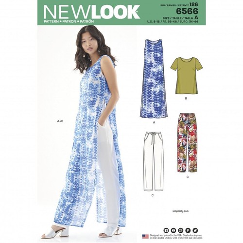 New look paper sewing pattern - look,