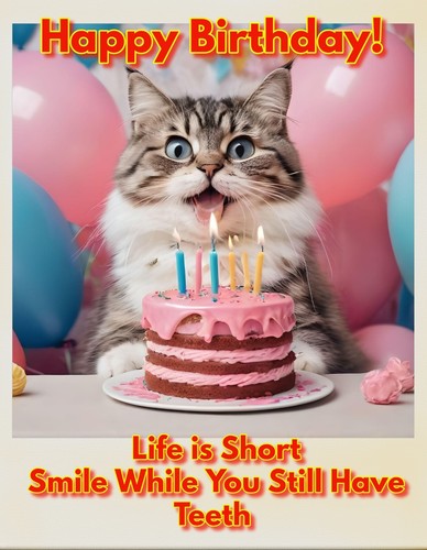Happy birthday greeting - happy,