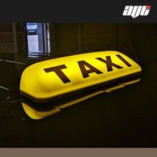 23" LED MAGNETIC TAXI ROOF SIGN LIGHT YELLOW  TAXI METER TOPSIGN CAB LIGHT