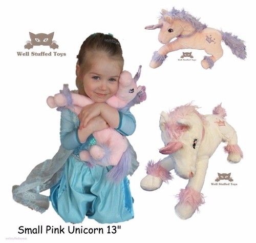 Unicorn plush toy white girls - white,