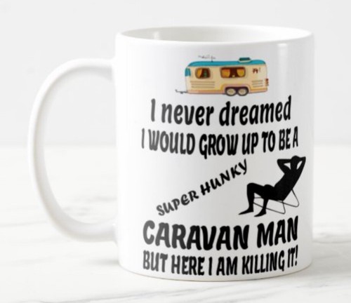 Caravan mug funny cup tea - caravan,