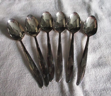 ONEIDA Community EPNS Silver Flower Tea Spoons