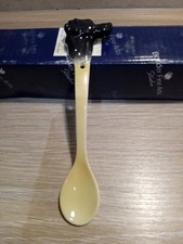 Black Labrador Porcelain Spoon