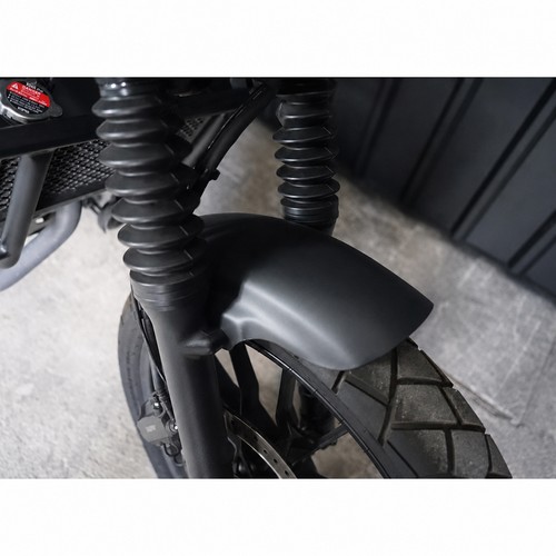 Matte black front fender - matte,