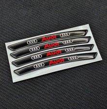 Full Set Audi Rings Black Emblem Self Adhesive Badge Styling Stickers Fits All