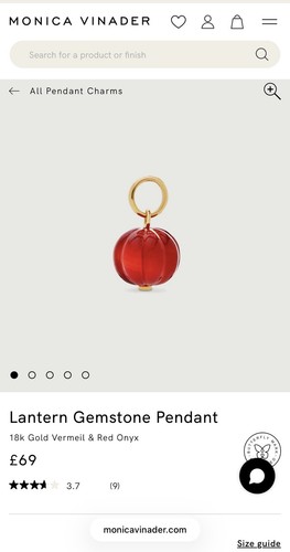 Monica vinader red onyx - vinader,