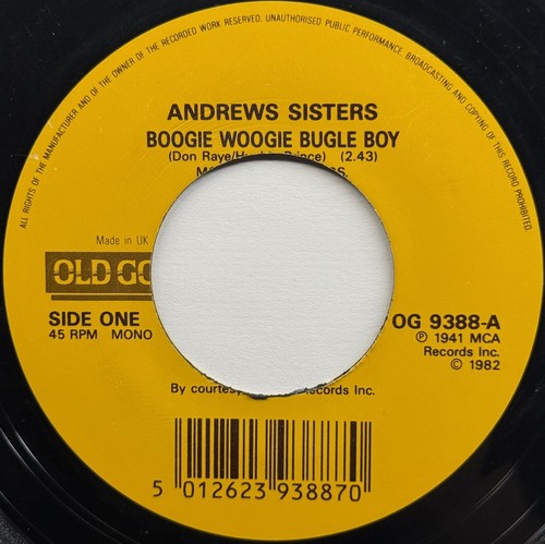 Andrews sisters boogie - sisters, woogie