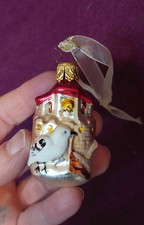 Vintage Inge Glass Christmas Tree Decoration Of Dove Cote