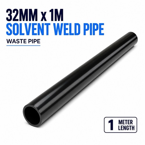 32mm black solvent weld - x,