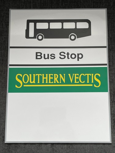 Southern vectis bus stop sign - southern,