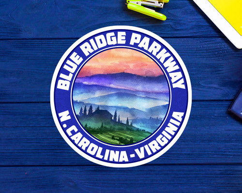 Blue ridge parkway vinyl - ridge, 3"