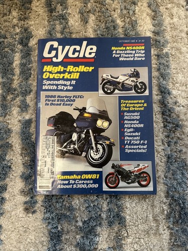 Vtg cycle magazine october - magazine,