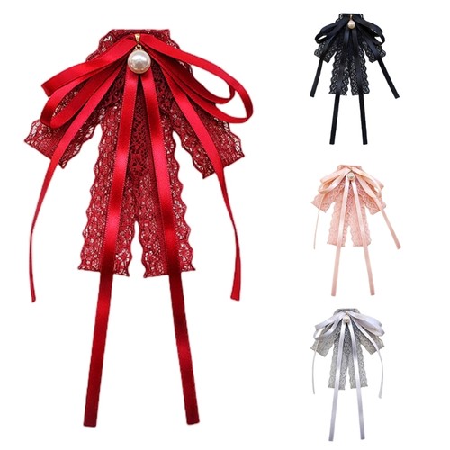 Uniform pearl lace ribbon - jk,