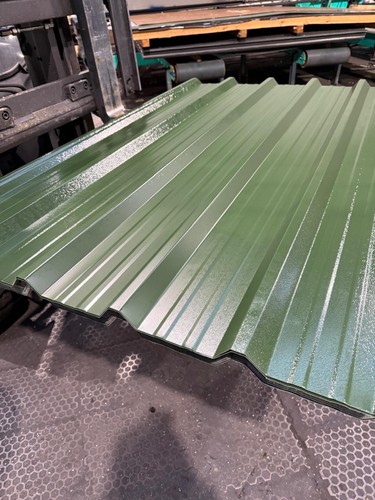 Box profile sheets green - box,