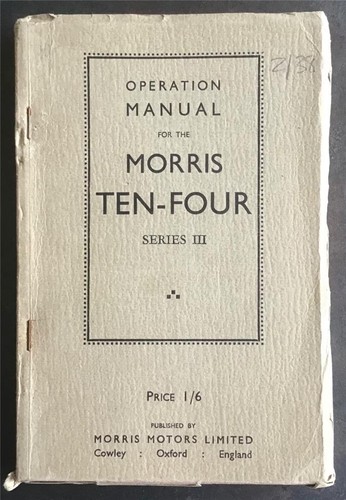Morris ten four series - morris, car