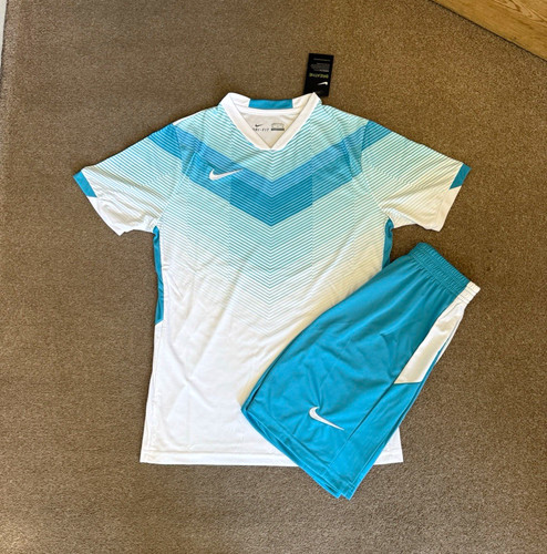 Nike dri fit white blue - fit, white/blue