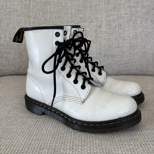 Martens 1460 white leather - dr,