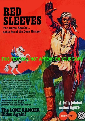 Lone ranger marx - ranger, red