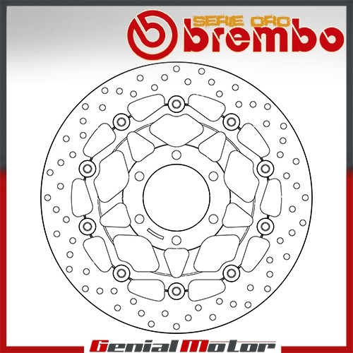 Brake disc floating - brake, oro