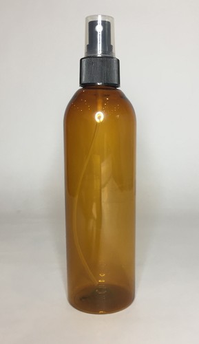Amber pet plastic 250ml tall - pet,