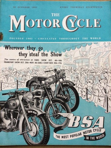 The motor cycle magazine - motor,