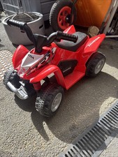 Kids Honda Licensed Quad Toddlers Electric Quad Bike 6V ATV 1.5-3 Years Red