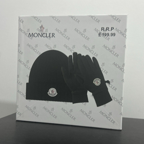 Moncler men black wool knit - black,