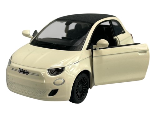 Kinsmart fiat 500e beige 28 - 500e, 1:28