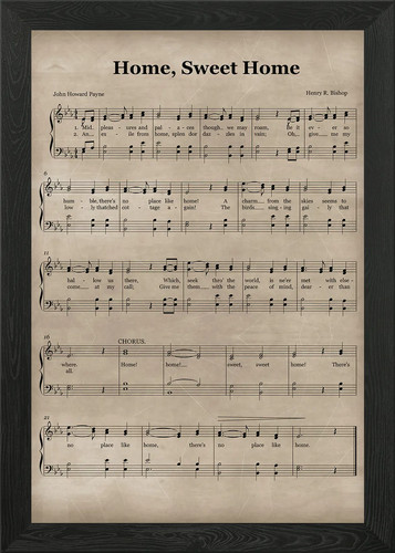 Home sweet framed - home,