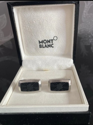 Bnib montblanc black cufflinks - bnib,