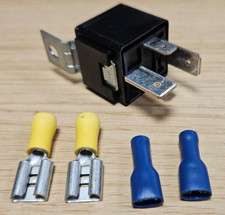12V 70A Tyco Automotive Relay with Bracket & Crimp Terminals (+cables) Glow Plug