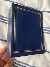 Empty Photo Album Small Blue For Postcards Or Photographs