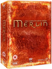 Merlin: Complete Series 5 DVD (2013) Colin Morgan cert 12 5 discs Amazing Value