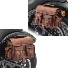 Motorcycle saddlebag pair / Vintage bag Craftride SV3 6 l brown