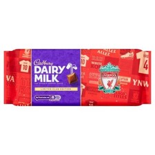 Cadbury Dairy Milk Chocolate Bar Liverpool Football Club Edition 360g