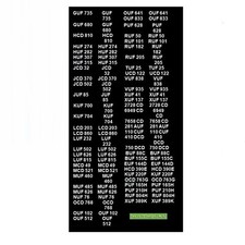 MODEL BUS WATERSLIDE TRANSFERS