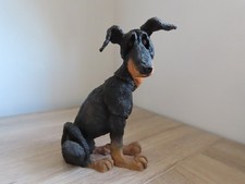 A Breed Apart by Country Artists CA01746 Fearless Doberman Sculpture, Dog Gift