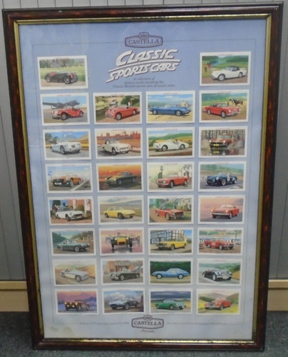 Framed castella cigar - framed, cards