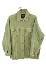 ZARA Green Corduroy Trucker
