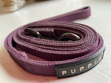 Puppia Dog Lead  -MEDIUM Size 0.6in/ 15mm X  47inch /120cm - PURPLE - USED