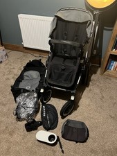 Bugaboo Buffalo Buggy Pushchair With Attachments And Accessories Grey